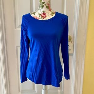 Lilly Pulitzer Luxletic long sleeve royal blue shirt - size Medium
